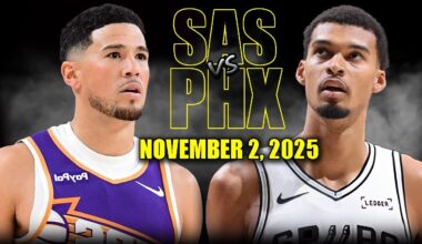San Antonio Spurs vs Phoenix Suns Full Game Highlights - November 2, 2025 | NBA Season