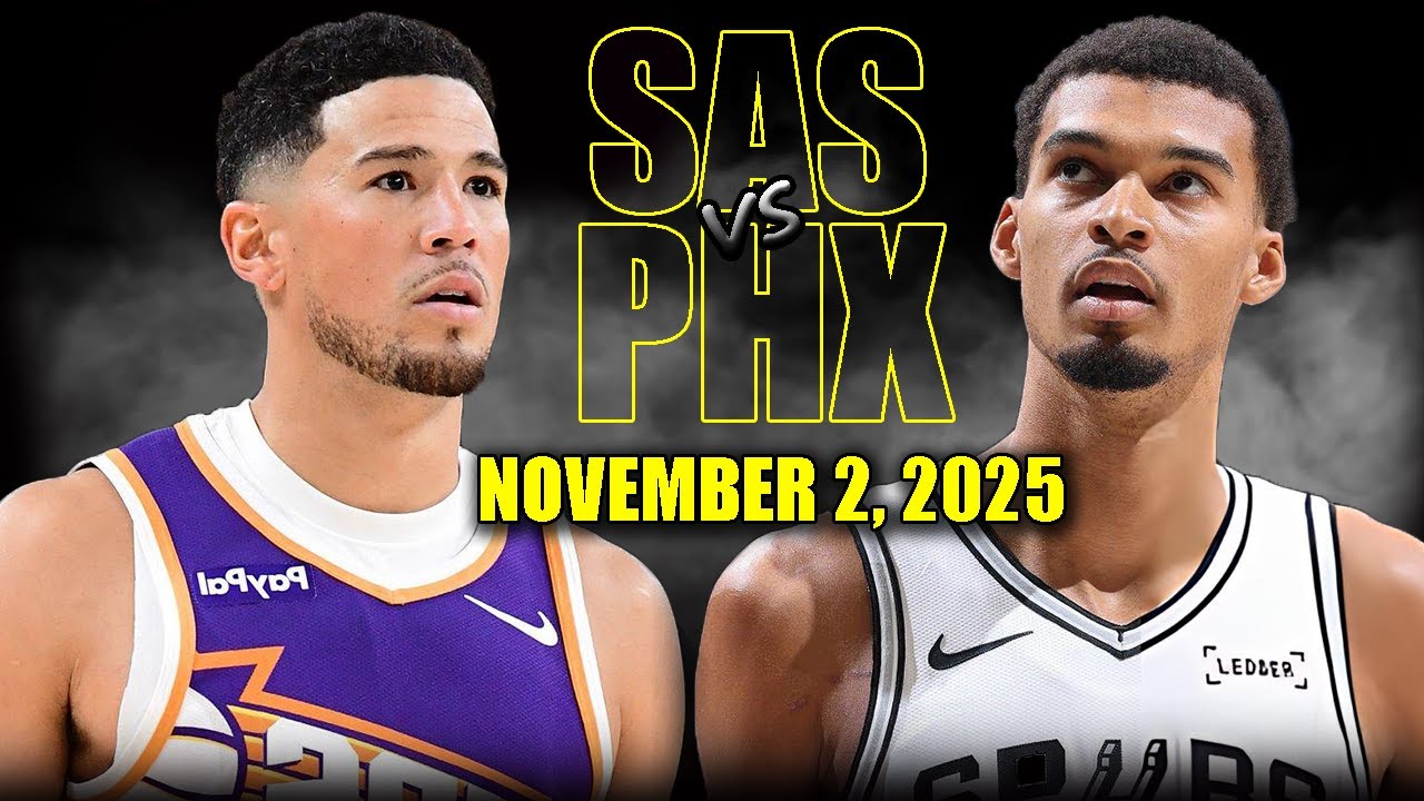 San Antonio Spurs vs Phoenix Suns Full Game Highlights - November 2, 2025 | NBA Season