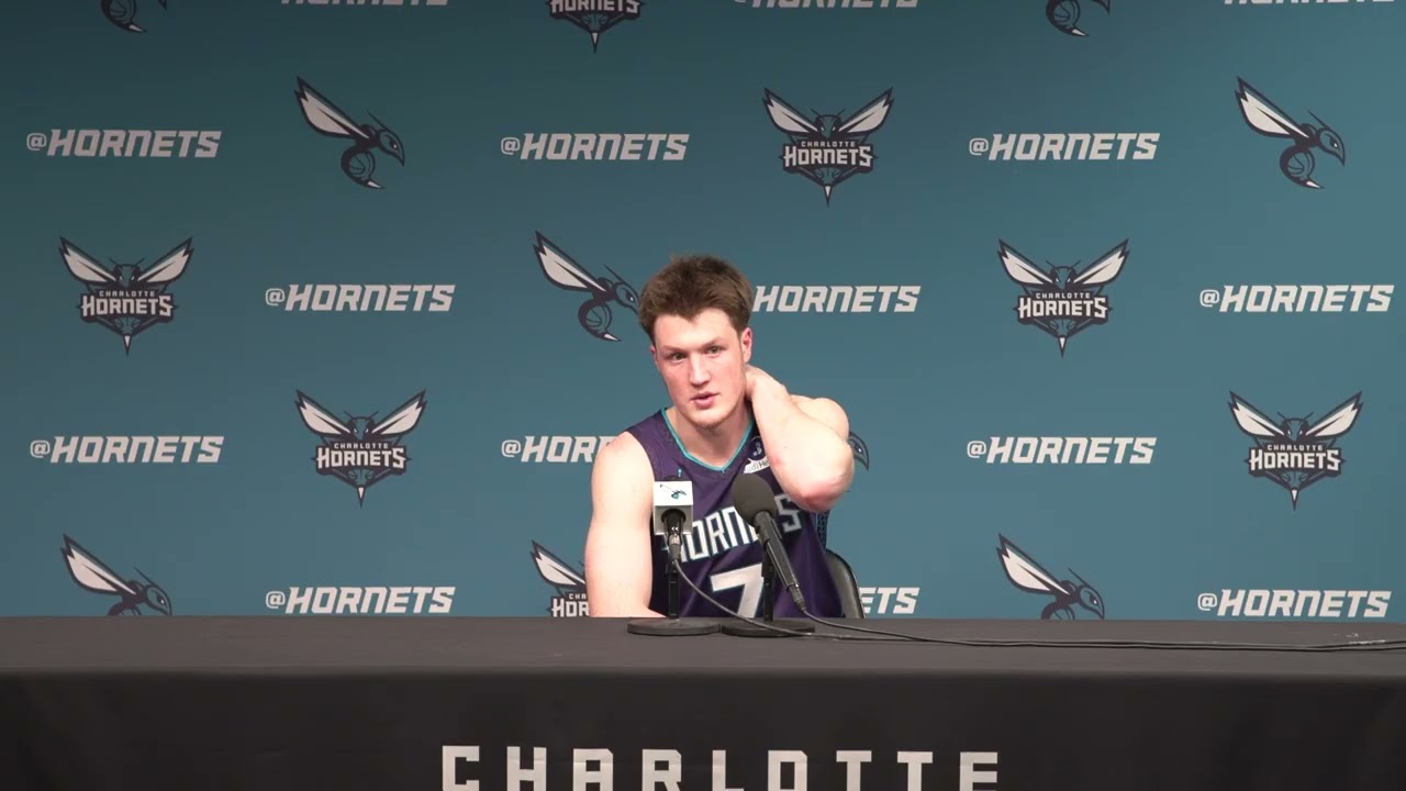 Hornets vs Jazz: Kon Knueppel Postgame Media Availability | 11/2/2025