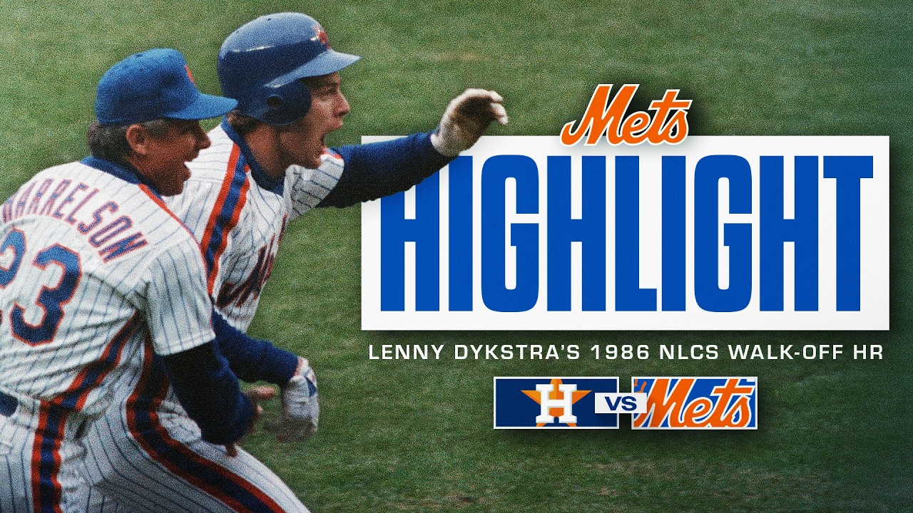 Lenny Dykstra's Walk-Off Home Run | 1986 NLCS Game 3