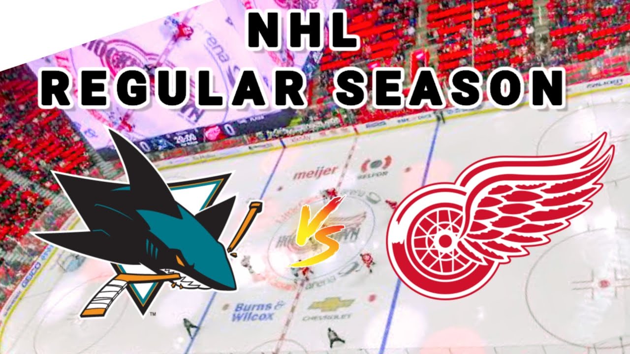 San Jose Sharks vs Detroit Red Wings | 2025 NHL Regular Season Live Play by Play Score