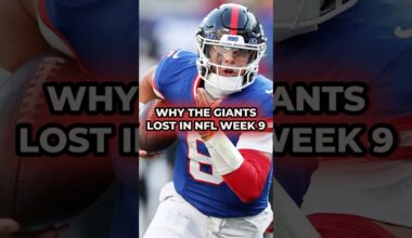 THIS IS WHY The Giants LOST To The 49ers...