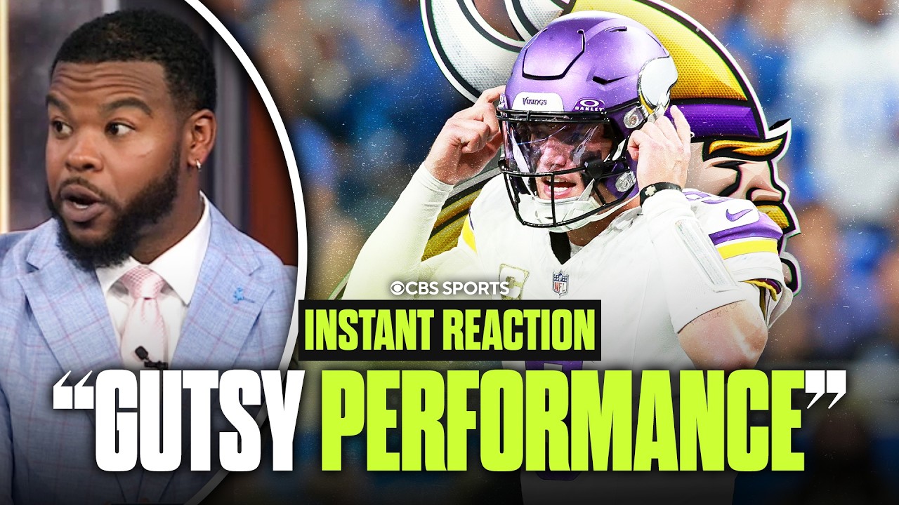 J.J. McCarthy leads Vikings past Lions in return | Detroit looks FLAT coming off bye week