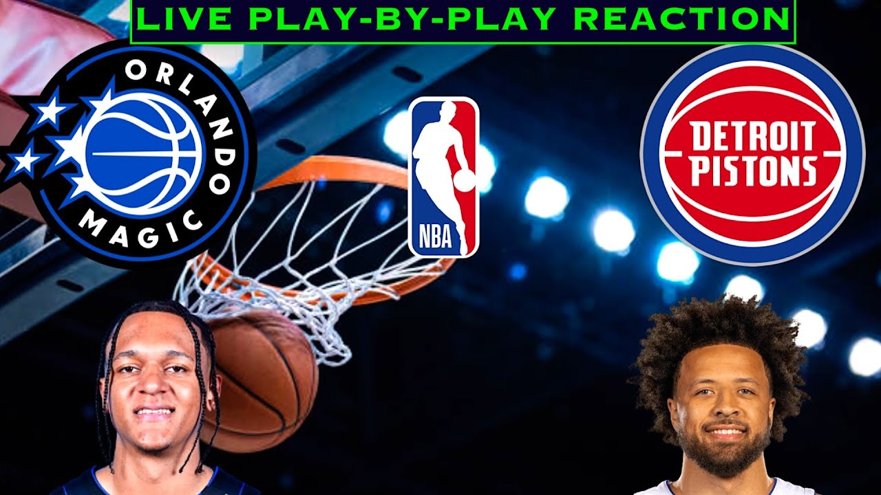 Orlando Magic vs Detroit Pistons NBA Reaction Play-By-Play 10/29/25 LIVE