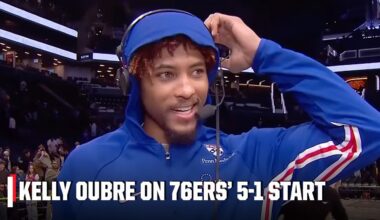'Vibes are IMMACULATE' 🗣️ Kelly Oubre Jr. reacts to 76ers' 5-1 start | NBA on ESPN