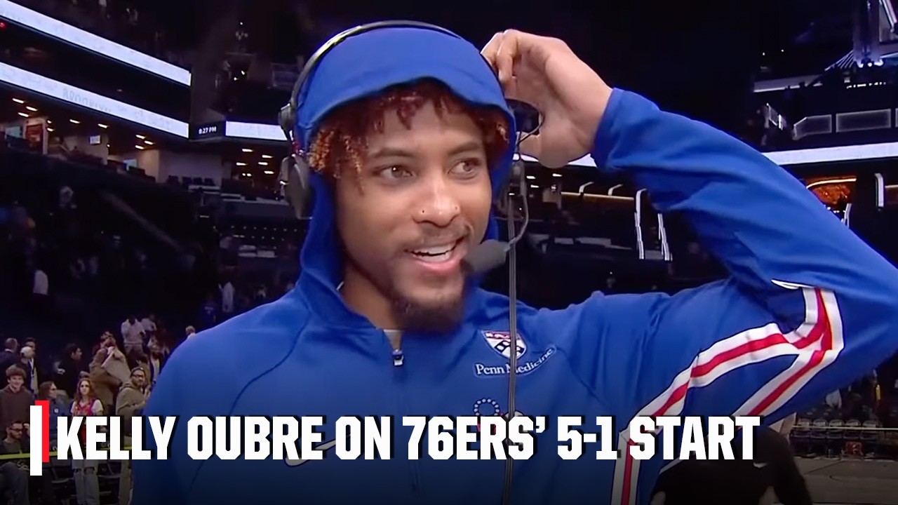 'Vibes are IMMACULATE' 🗣️ Kelly Oubre Jr. reacts to 76ers' 5-1 start | NBA on ESPN