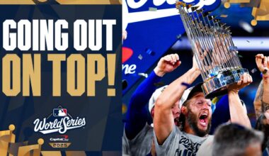 Clayton Kershaw retires as a World Series champion! 🏆