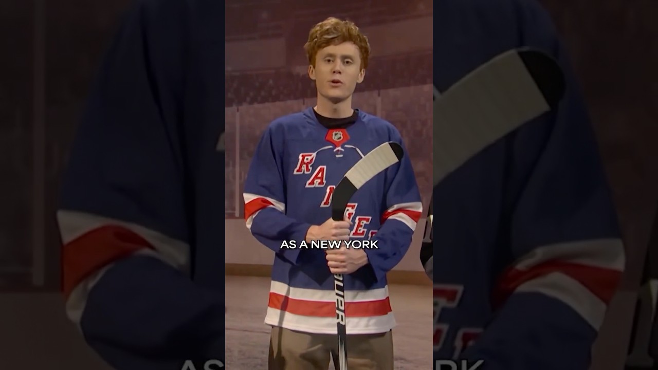 SNL skit with New York Rangers cameo 😂 #NYR #nhl #hockeymemes #nyrangers #shorts