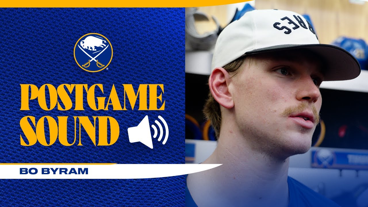 "That Was My First One" | Bo Byram After Game-Winning Shootout Goal | Buffalo Sabres