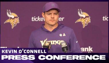 Kevin O'Connell on Loss To Eagles, Red Zone Struggles, Losing Turnover Battle