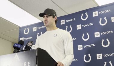 Indianapolis Colts' Daniel Jones Reacts to 5 Turnovers in Loss to Pittsburgh Steelers