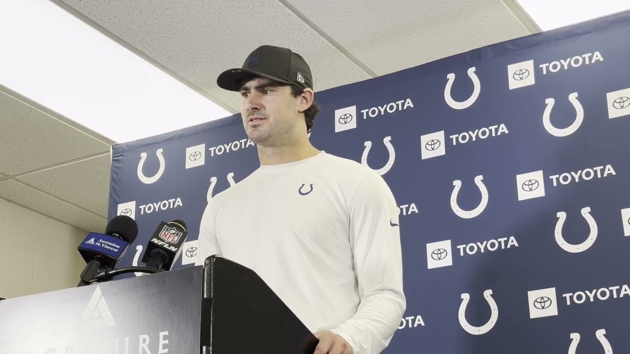 Indianapolis Colts' Daniel Jones Reacts to 5 Turnovers in Loss to Pittsburgh Steelers