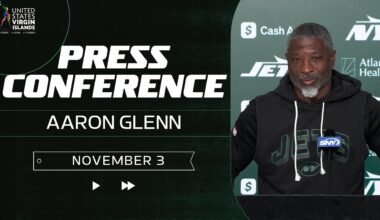Aaron Glenn Press Conference (11/3) | New York Jets