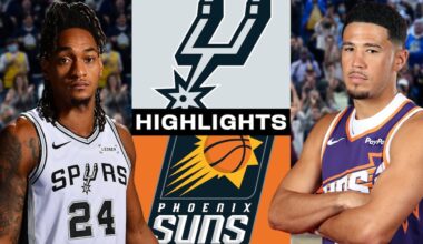 Spurs Vs Suns FULL GAME HIGHLIGHTS