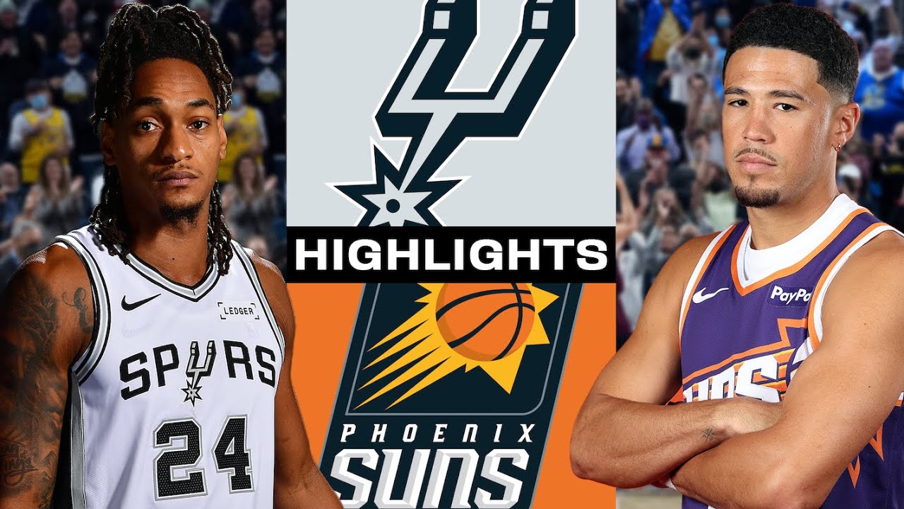 Spurs Vs Suns FULL GAME HIGHLIGHTS