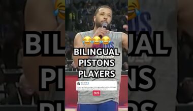 we’re doing our best with what we got #detroit #pistons #nba #bilingual