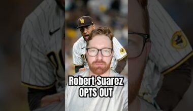 Padres closer Robert Suarez OPTS OUT becomes a FA #shorts #mlb #padres #sandiegopadres