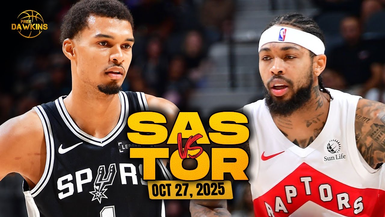 San Antonio Spurs vs Toronto Raptors Full Game Highlights | Oct 27, 2025 | FreeDawkins