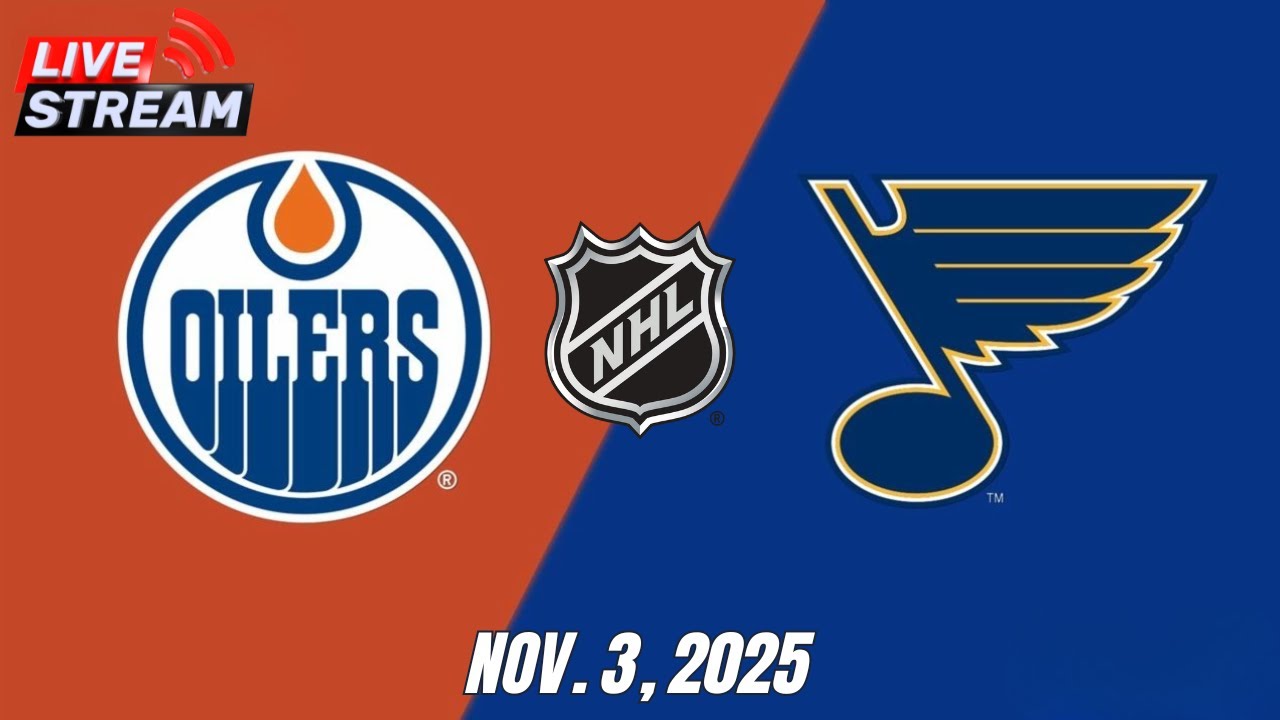 NHL LIVE 2025! St. Louis Blues vs Edmonton Oilers | Full Game Live | November 3, 2025