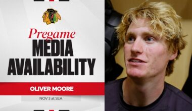 "It was definitely a whirlwind." | Oliver Moore Pregame 11.3.25