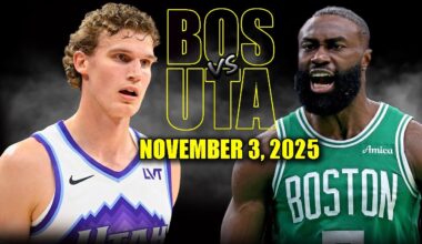 Boston Celtics vs Utah Jazz Full Game Highlights - November 3, 2025 | NBA Season