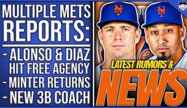 REPORT: Mets Alonso & Diaz Opt OUT, Minter RETURNS, NEW 3B Coach Revealed (Mets News)