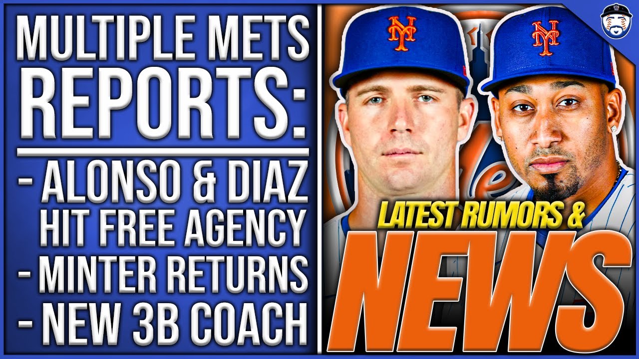REPORT: Mets Alonso & Diaz Opt OUT, Minter RETURNS, NEW 3B Coach Revealed (Mets News)