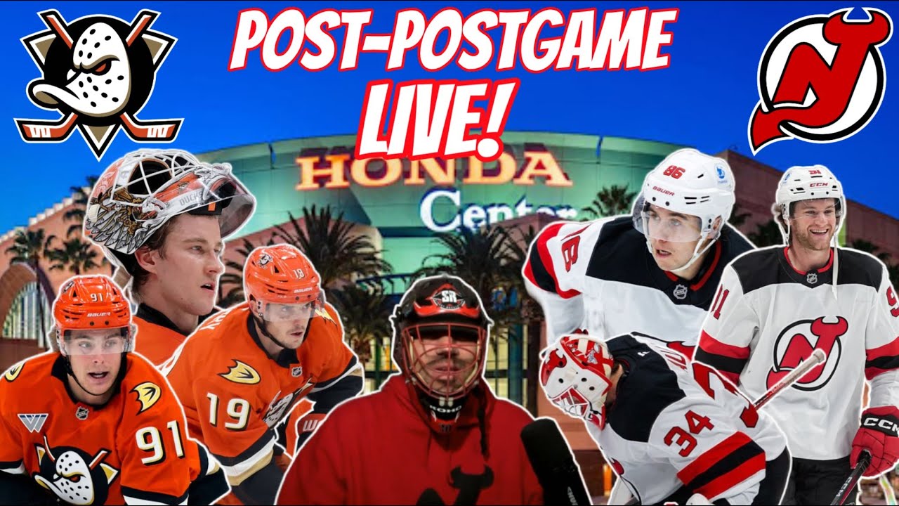 NJ Devils vs. Anaheim Ducks Post-Postgame LIVE! 11/2/25