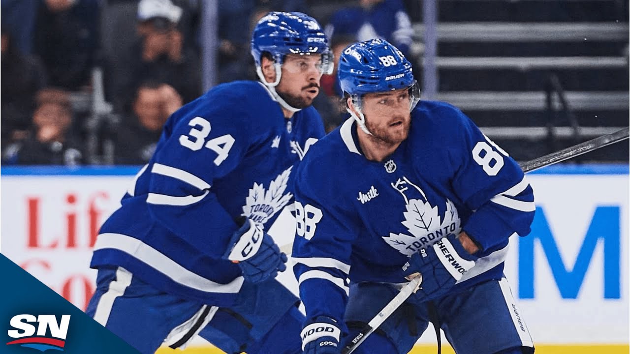 Maple Leafs' Auston Matthews And William Nylander Strike Twice 1:16 Apart vs. Penguins