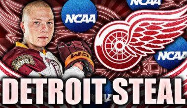 STEVE YZERMAN STRIKES GOLD AGAIN: RED WINGS PROSPECT MAX PLANTE IS A HUGE DRAFT STEAL