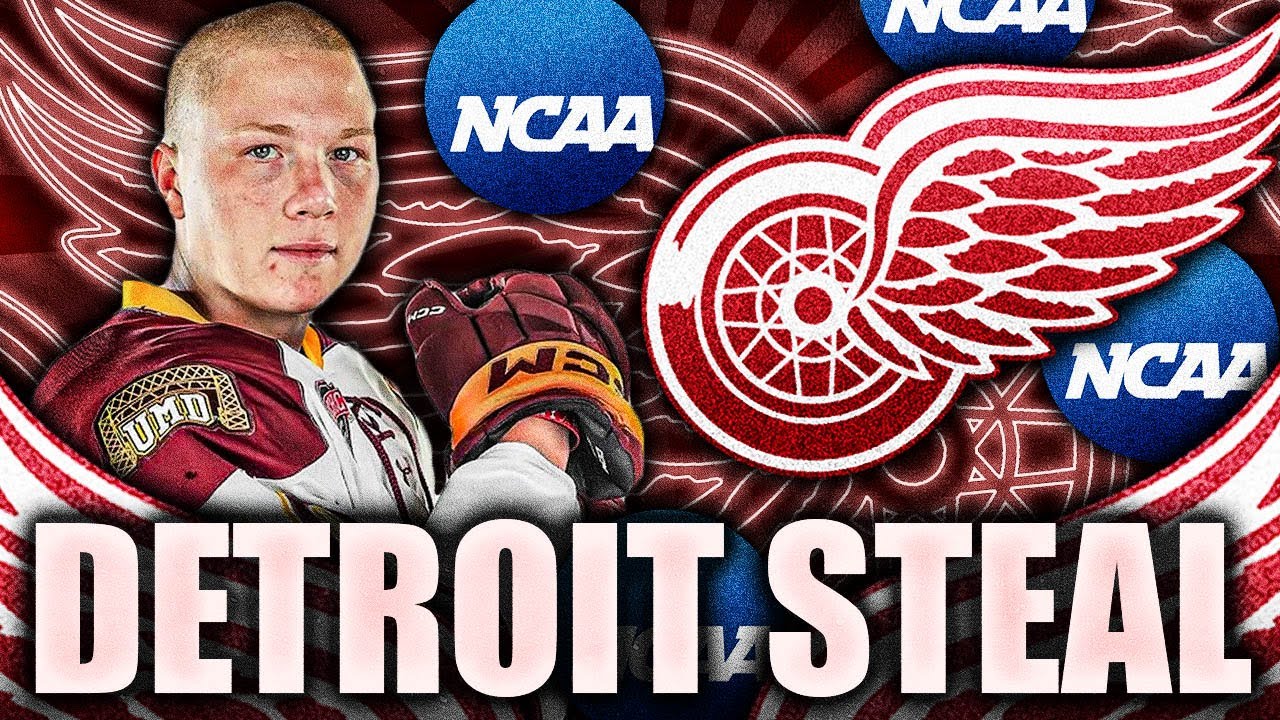 STEVE YZERMAN STRIKES GOLD AGAIN: RED WINGS PROSPECT MAX PLANTE IS A HUGE DRAFT STEAL