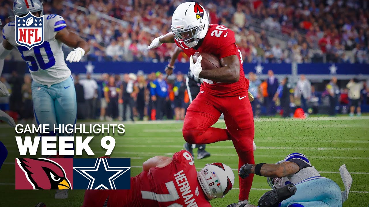 Arizona Cardinals vs Dallas Cowboys Game Highlights | 2025 NFL Season Week 9