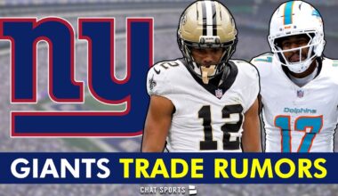 NEW Jaylen Waddle Trade Rumors + LATEST Giants Trade Rumors