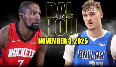 Houston Rockets vs Dallas Mavericks Full Game Highlights - November 3, 2025 | NBA Season