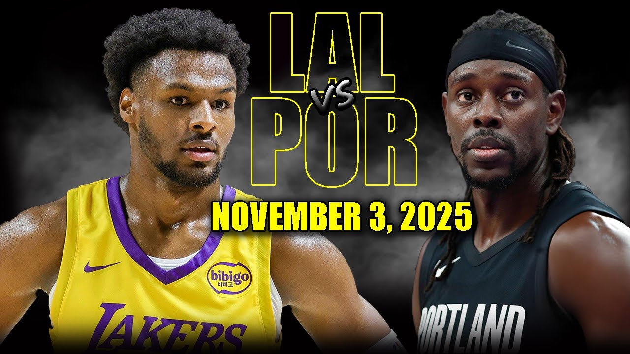 Los Angeles Lakers vs Portland Trail Blazers Full Game Highlights - November 3, 2025 | NBA Season