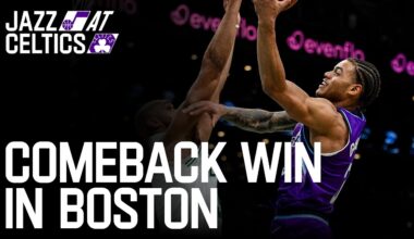 CLUTCH FINISH, JAZZ BEAT BOSTON 🍀 | UTAH JAZZ