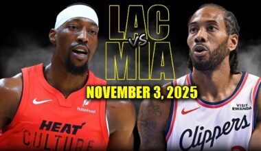 Los Angeles Clippers vs Miami Heat Full Game Highlights - November 3, 2025 | NBA Season