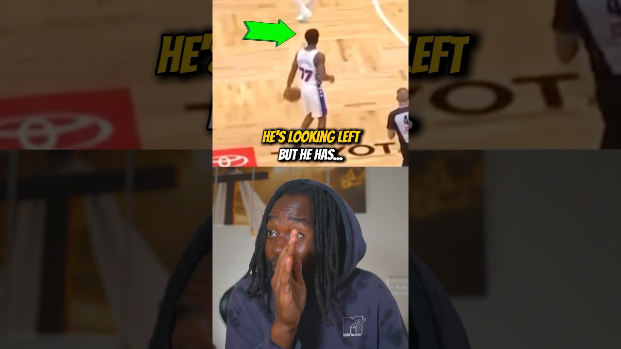 VJ Edgecombe Just FOOLED HIM!! #nba #nbahighlights #philadelphia76ers #basketballshorts