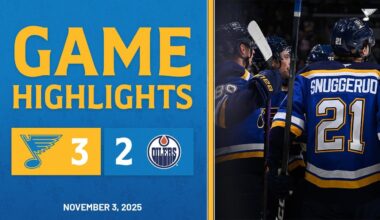 Game Highlights: Blues 3, Oilers 2