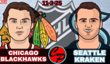 Chicago Blackhawks vs Seattle Kraken NHL Hockey Game 13 Live Game Cast & Audio
