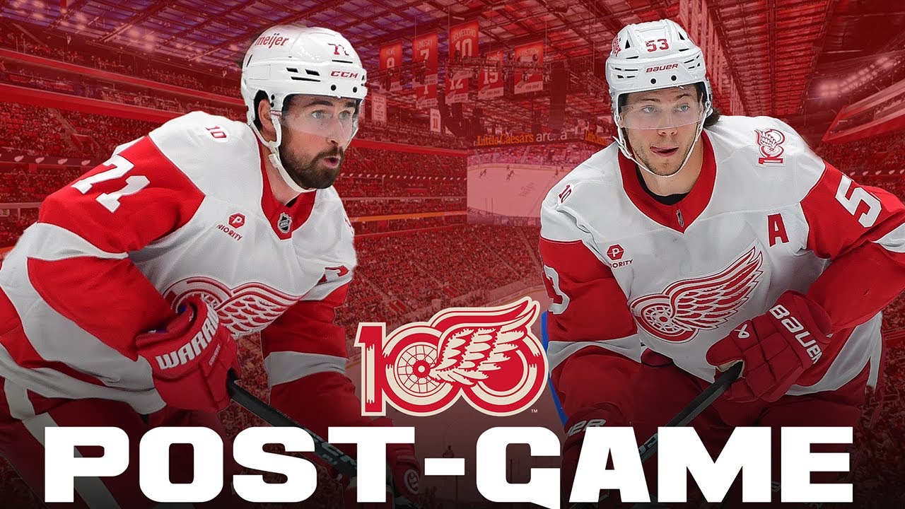 Detroit Red Wings vs San Jose Sharks LIVE Post Game Show | Woodward Wings