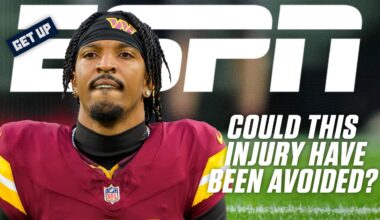 Should Dan Quinn have taken Jayden Daniels OUT vs. Seahawks?! 😳 'I was surprised' 😱 | Get Up