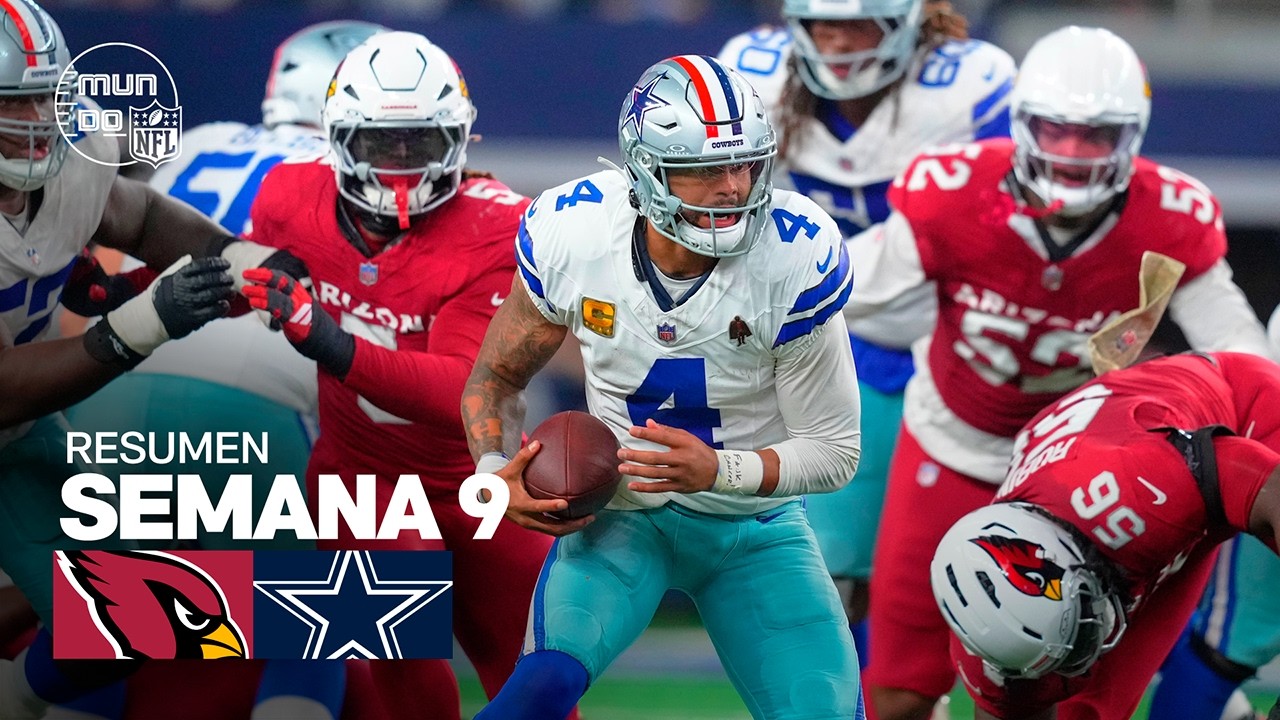 Arizona Cardinals vs. Dallas Cowboys | Resumen NFL en español - Semana 9 | NFL Highlights 2025