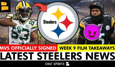 Steelers News: PIT FINALLY Signing MVS + What The FILM Says About Week 9’s Win vs. The Colts