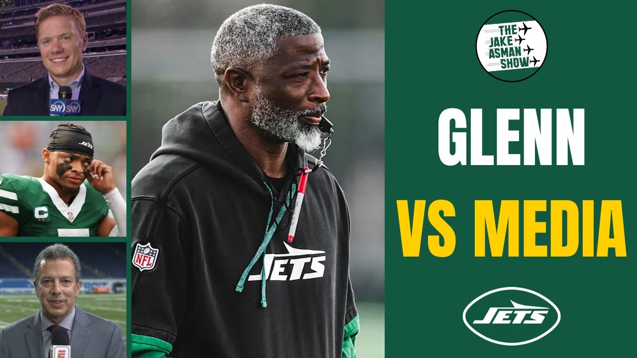 Jets Coach Aaron Glenn FIRES BACK at the Media Over QB Questions!