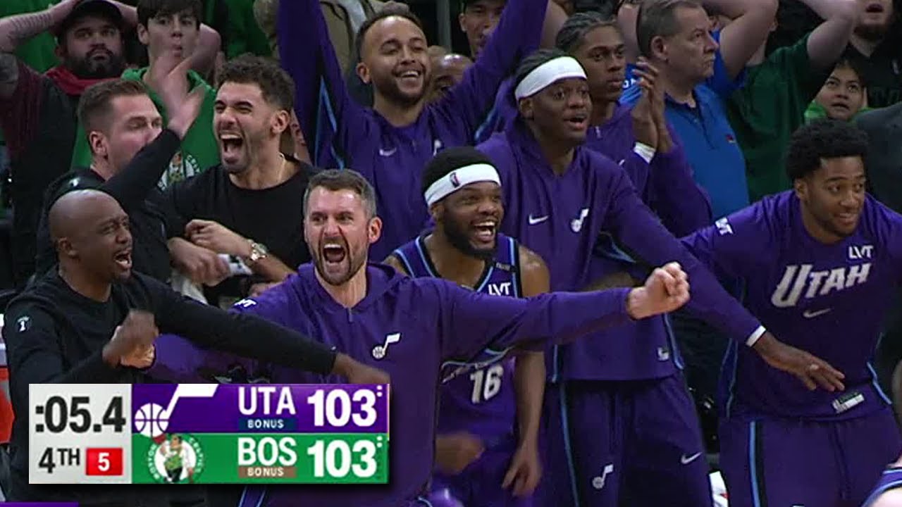 Final 4:41 CRAZY ENDING Celtics vs Jazz 👀 | November 3, 2025
