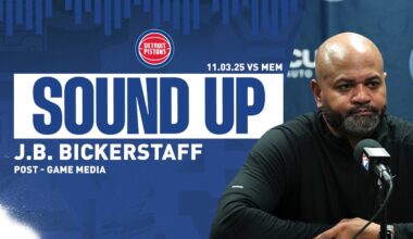 Post-Game Press Conference: J.B. Bickerstaff | Pistons vs Memphis | 11.03.2025