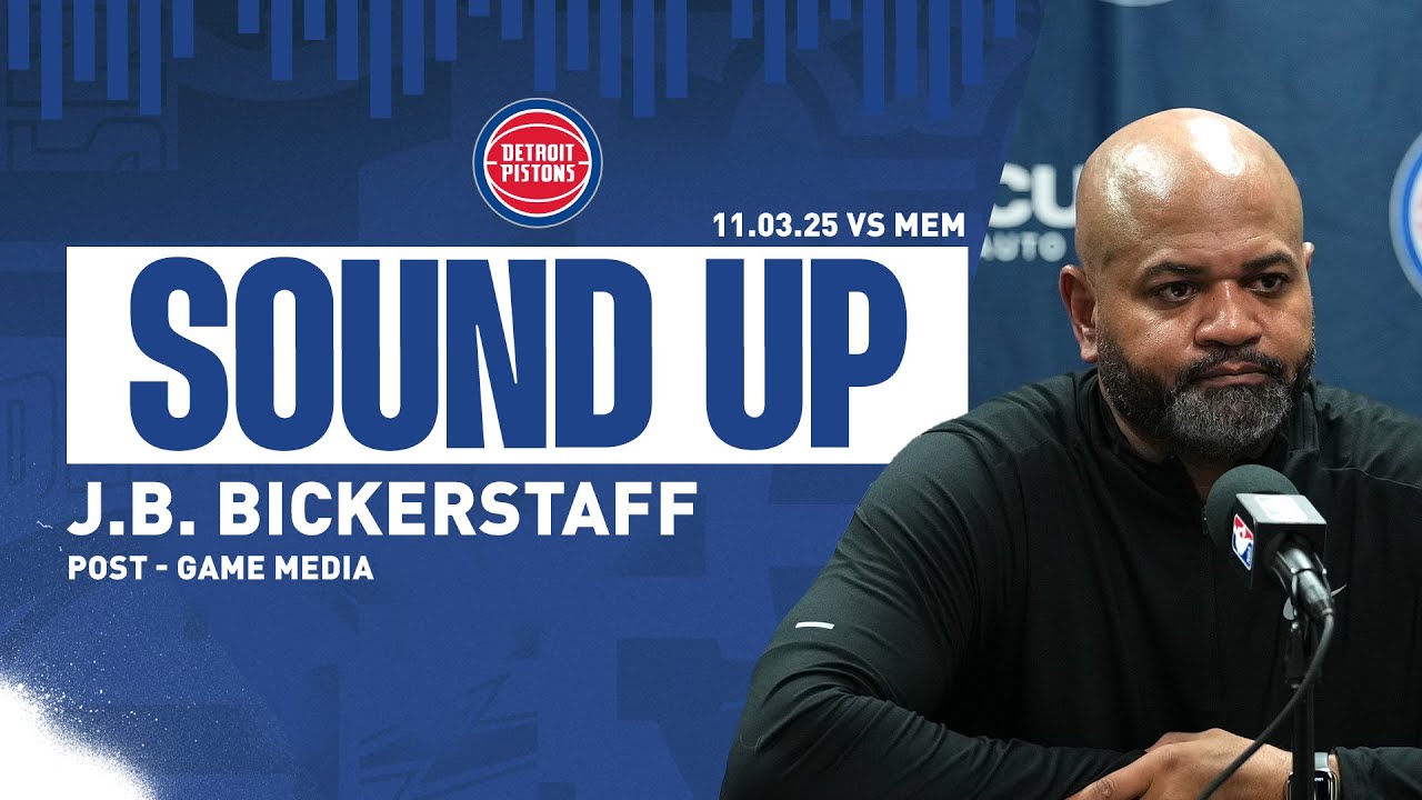 Post-Game Press Conference: J.B. Bickerstaff | Pistons vs Memphis | 11.03.2025
