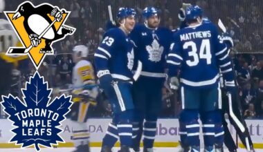 Toronto Maple Leafs vs Pittsburgh Penguins November 3 25 w/Superbman