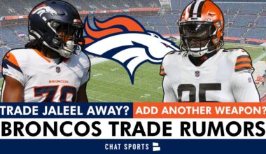 NEW Broncos Trade Deadline Rumors & Intel - TRADE For David Njoku, or Rashid Shaheed?